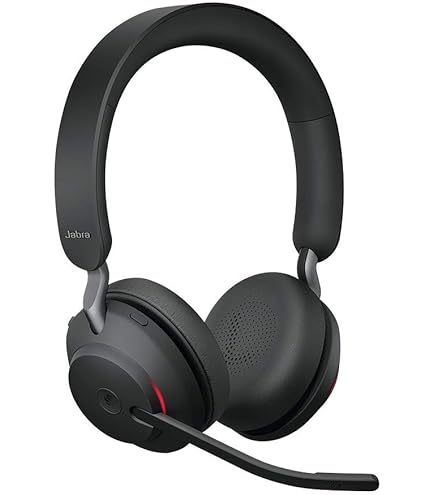 Jabra Evolve2 65 Wireless PC Headset with Charging Stand – Noise